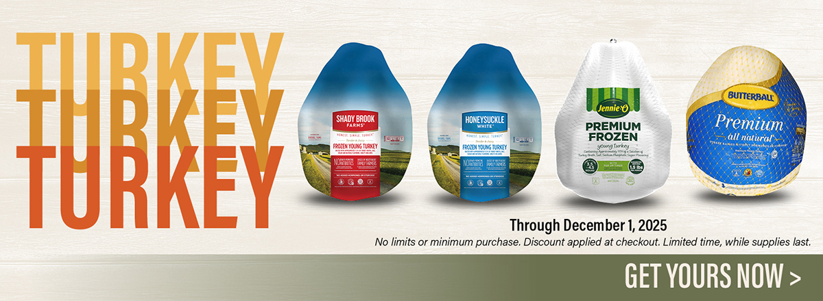 Now We’re Talkin’ Turkey! Big Deals, No Limits—Shop In-Store or on Commissary CLICK2GO! => https://shop.commissaries.com/holidays