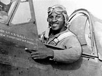 Photo of Lt. Hall in his airplane Thumbnail