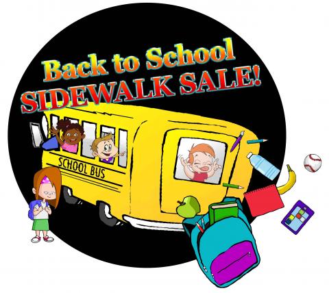 Back-to-School Sidewalk Sales graphic Thumbnail