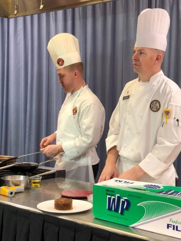 Photo of military chefs Thumbnail