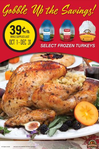 Frozen turkey promotion graphic Thumbnail
