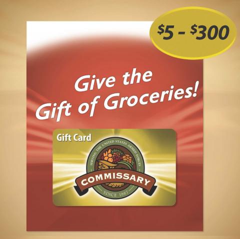 Commissary gift card graphic Thumbnail