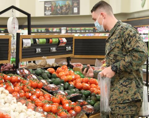 A Marine shops at NAS Oceana Commissary Thumbnail