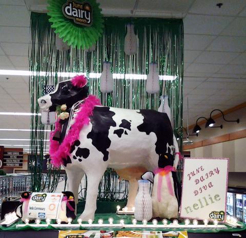 Dairy display at Nellis Commissary Thumbnail