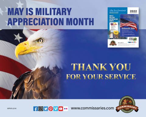 Military Appreciation Month graphic Thumbnail