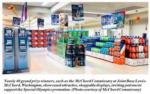 McChord Commissary's Special Olympics display Thumbnail