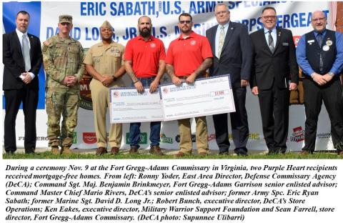 Veterans home presentation at Fort Gregg-Adams Commissary