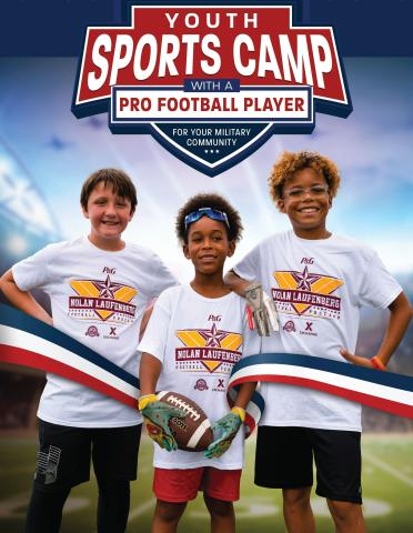 Photo of smiling young people in ProCamps t-shirts