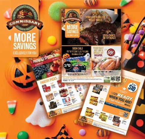 Halloween sales flyer graphic
