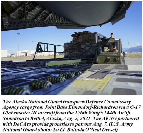 Alaska National Guard airlift to Bethel, Alaska