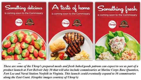 Graphic of Ukrop's products