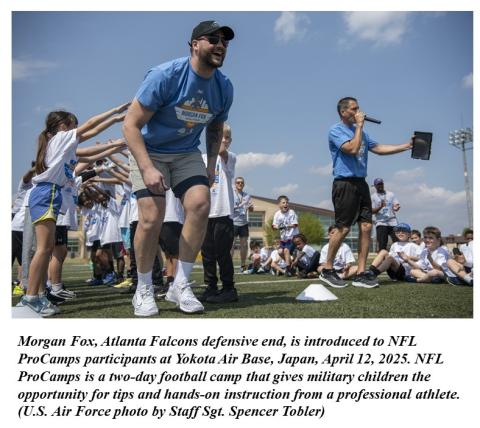 Morgan Fox at Yokota ProCamps in April 2025