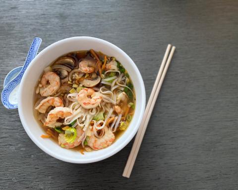 30 minute Very Spicy Shrimp “Vietnamese” Soup