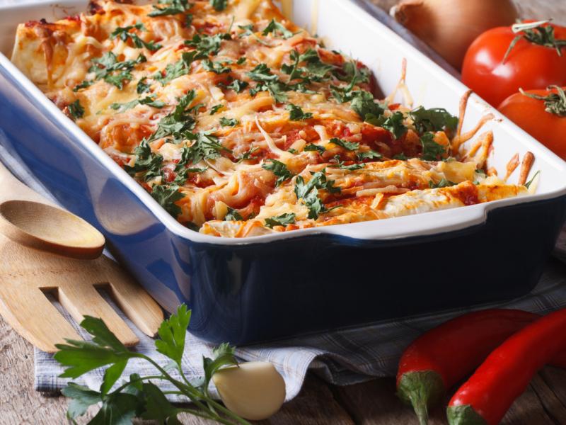 Enchilada Chicken Casserole Thumbnail