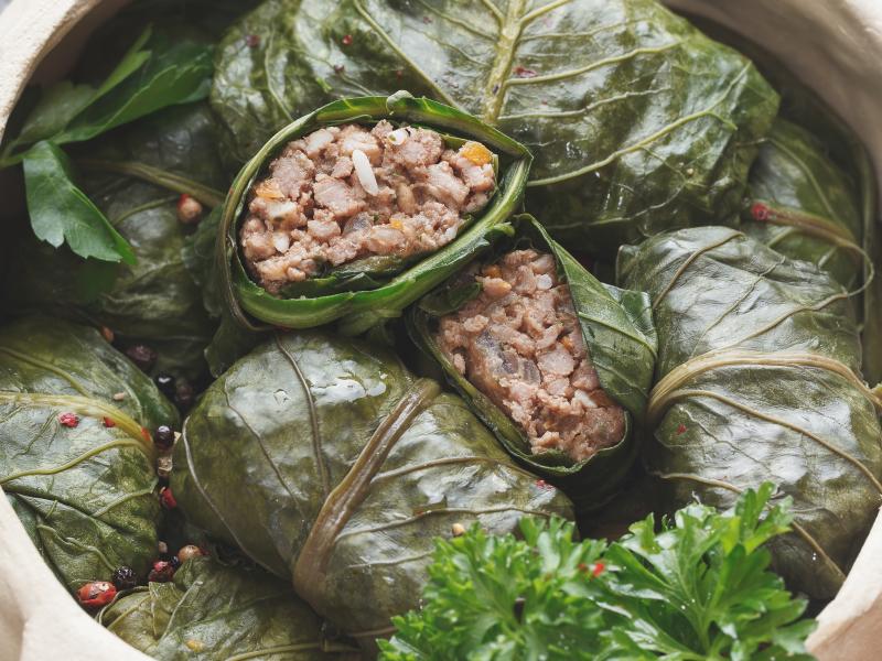 Stove-top Stuffed Collard Rolls Thumbnail
