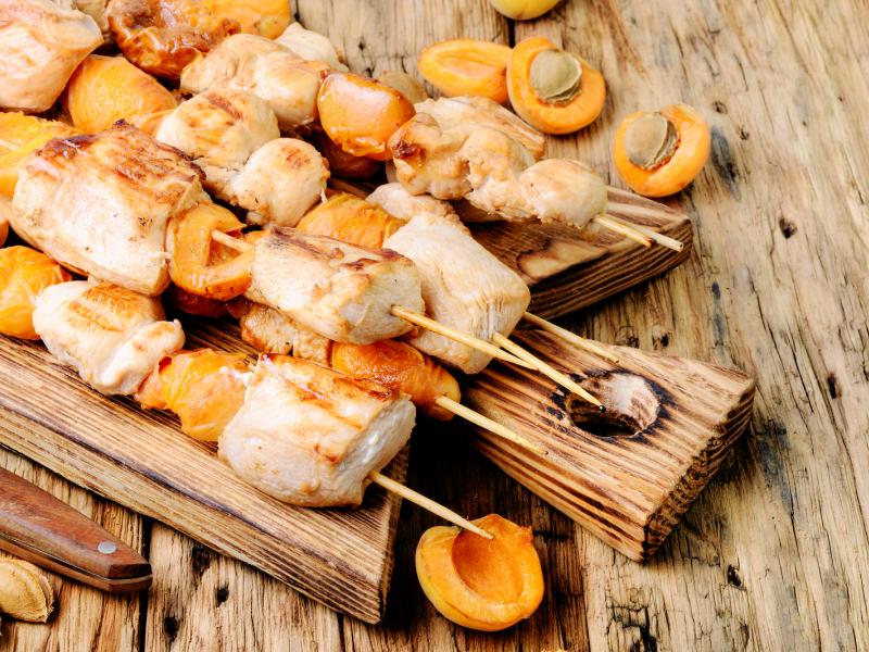 Grilled Pork and Apricot Skewers Thumbnail
