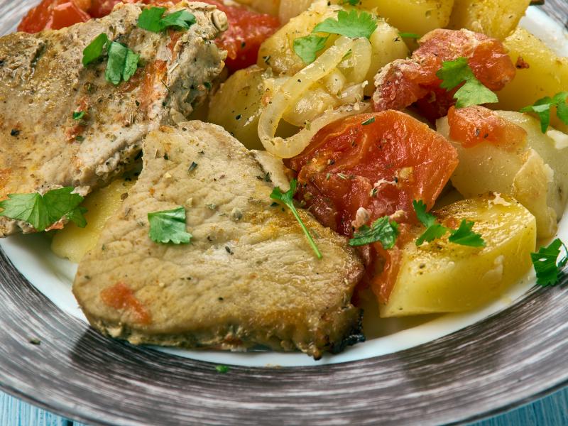 Pork Chops and potatoes Thumbnail