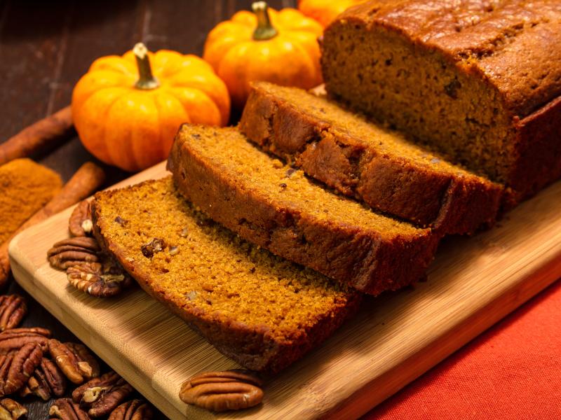 No Added Sugar Pumpkin Bread