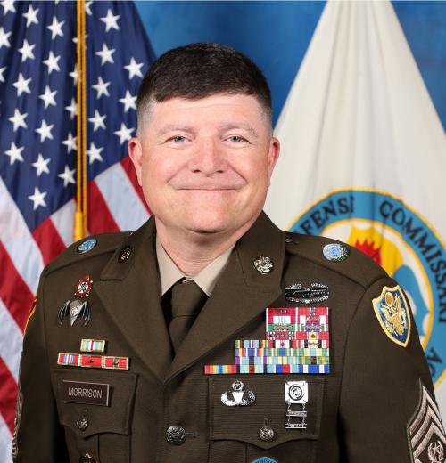 Command Sergeant Major Brian Morrison